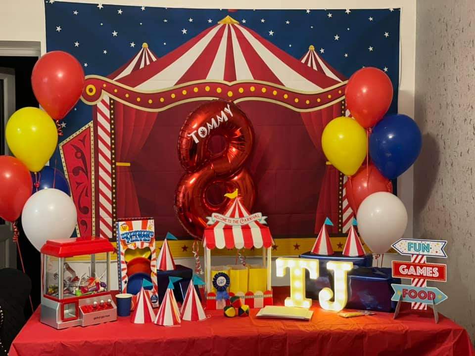 Sweethearts Party Boutique - Circus & Fayre Theme