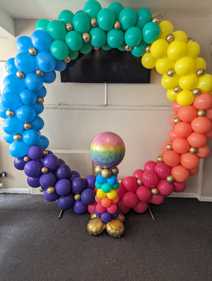 Sweethearts Party Boutique - Rainbow Party Balloon Theme