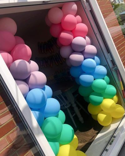 Sweethearts Party Boutique - Rainbow Party Balloon Theme