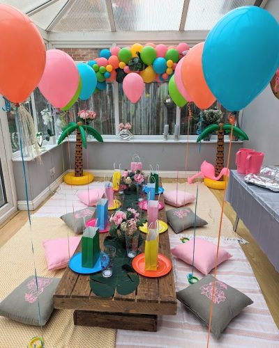 Sweethearts Party Boutique - Tropical Party balloon theme