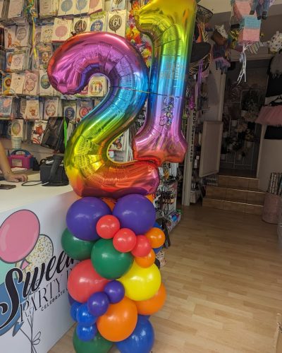 Sweethearts Party Boutique - Rainbow Party Balloon Theme